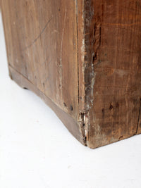 antique 1800s pine hutch