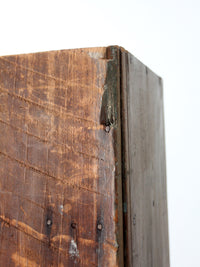 antique 1800s pine hutch