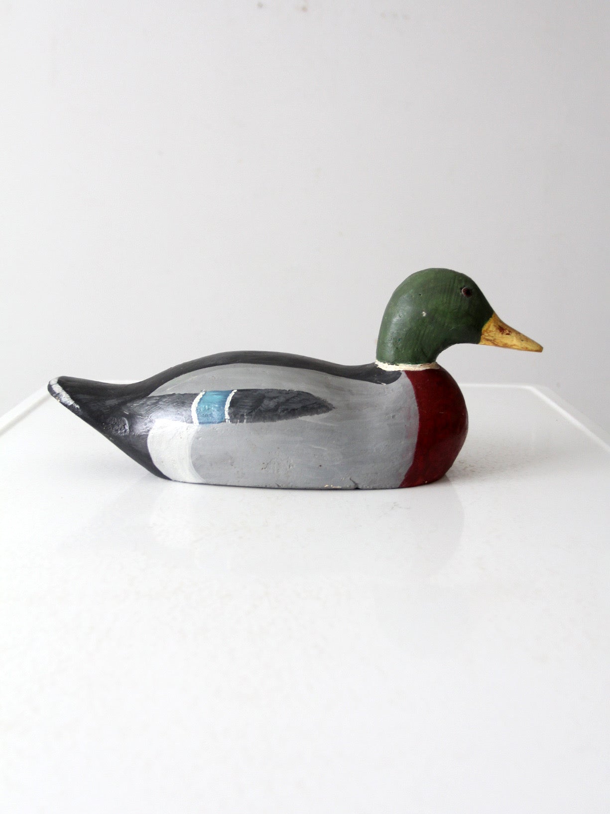 vintage mallard duck wood decoy