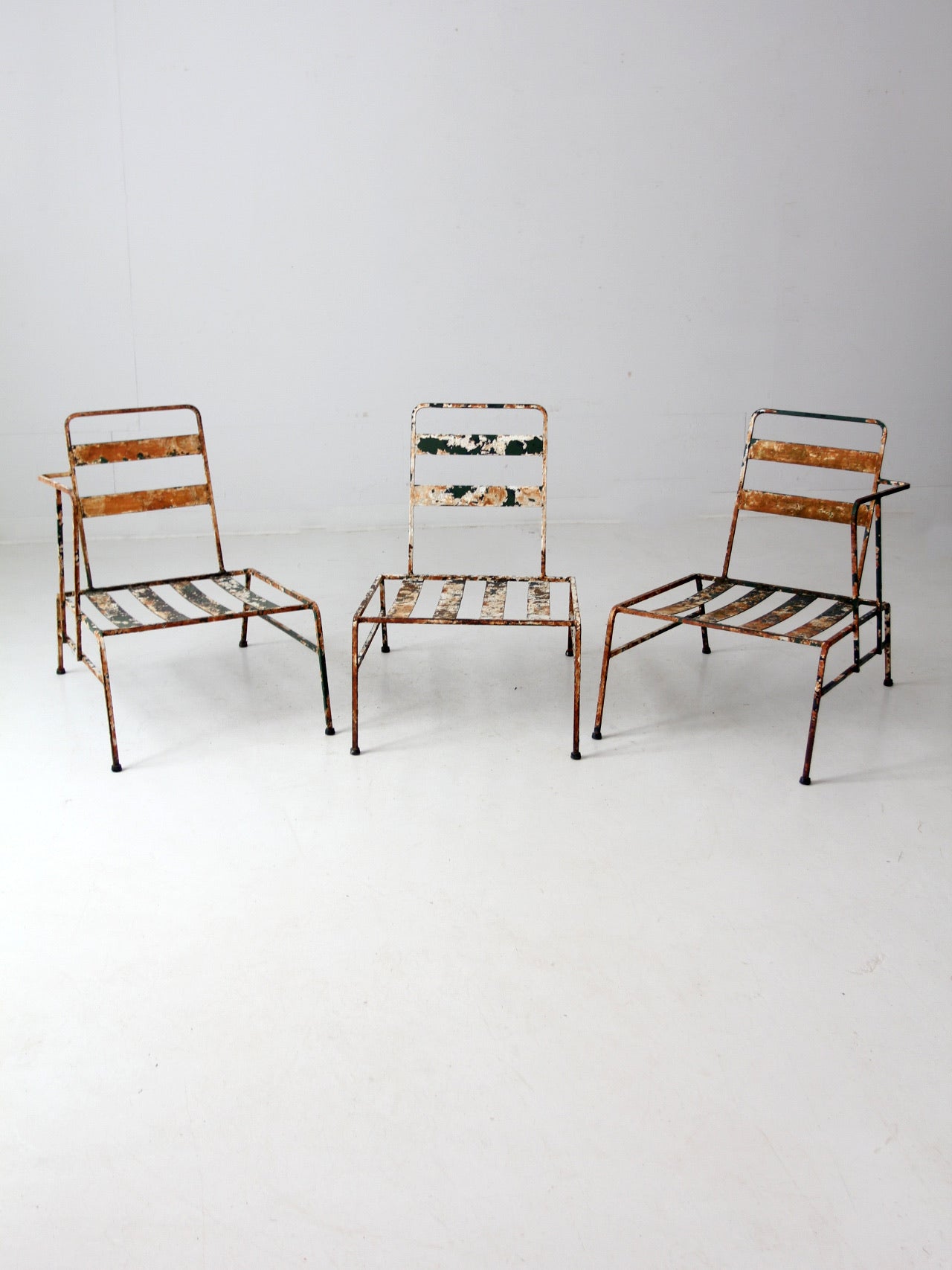 mid century outdoor chair set