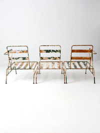 mid century outdoor chair set