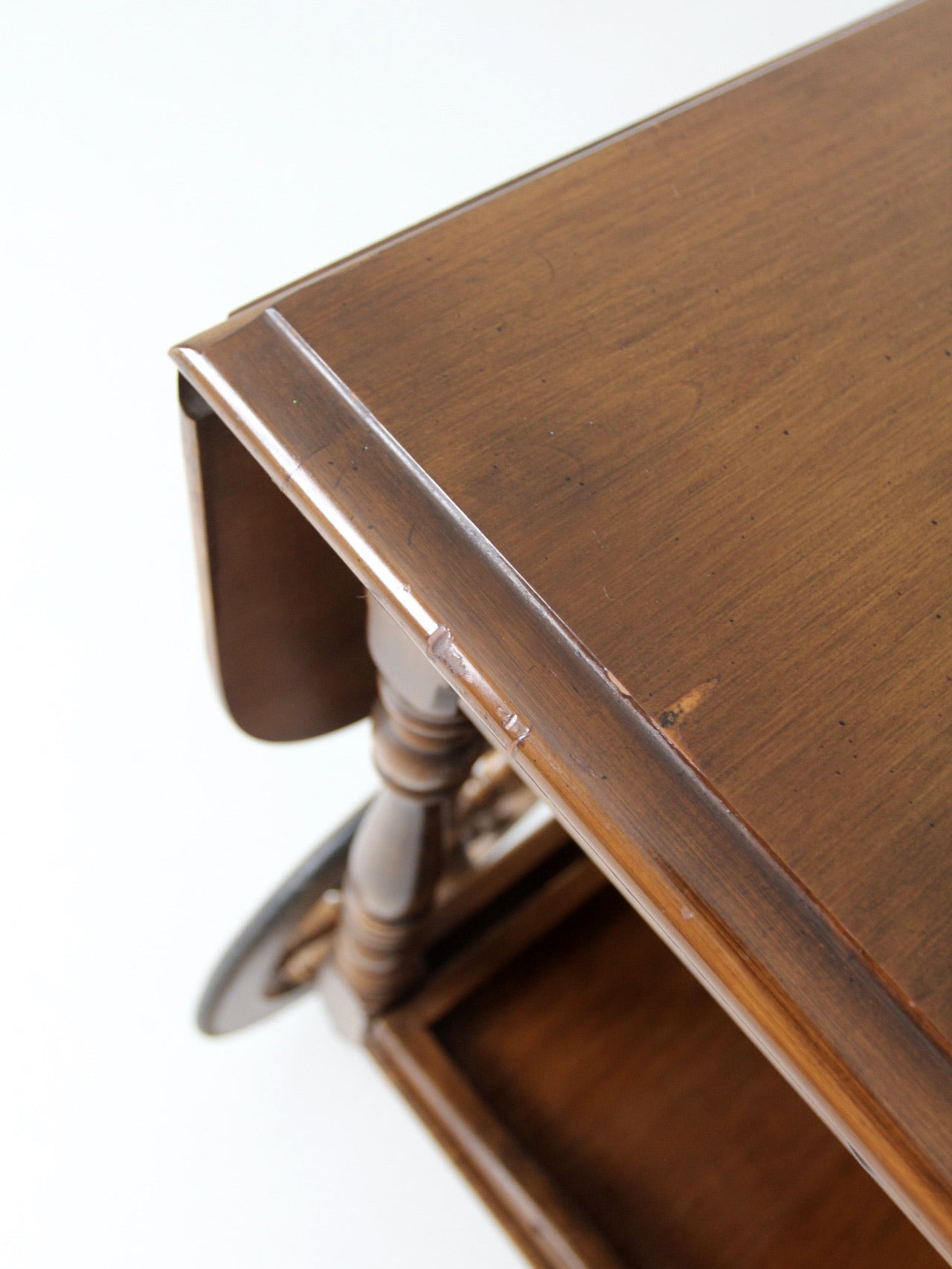 mid century Colonial tea or bar cart