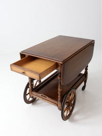 mid century Colonial tea or bar cart