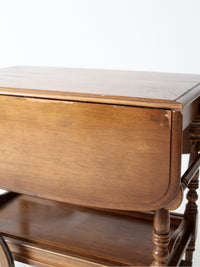 mid century Colonial tea or bar cart