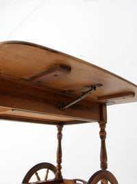 mid century Colonial tea or bar cart