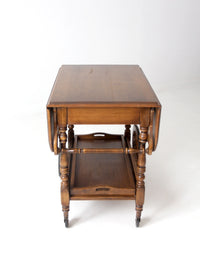 mid century Colonial tea or bar cart