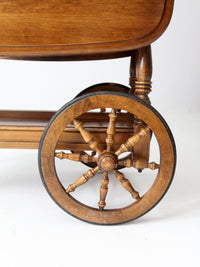 mid century Colonial tea or bar cart