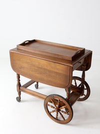 mid century Colonial tea or bar cart