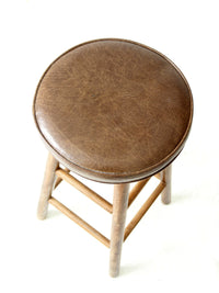 vintage wooden bar stool