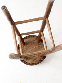 vintage wooden bar stool