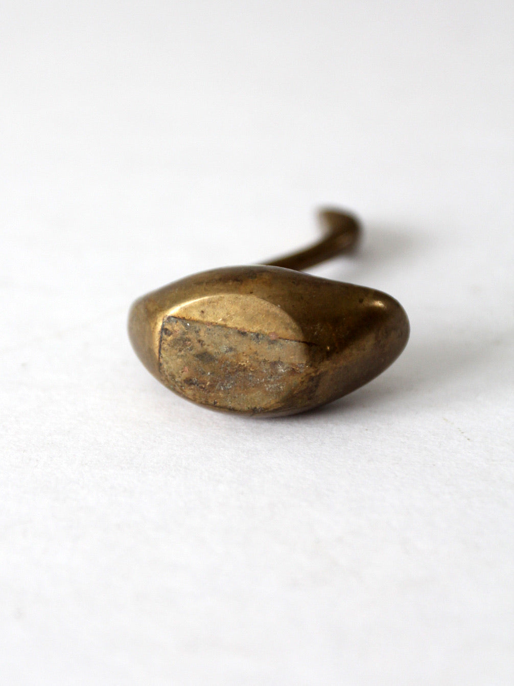 mid century brass swans set of 3