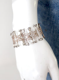 vintage filigree cuff bracelet