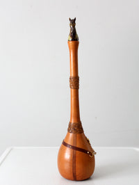 vintage Italian equestrian decanter bottle