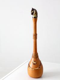 vintage Italian equestrian decanter bottle