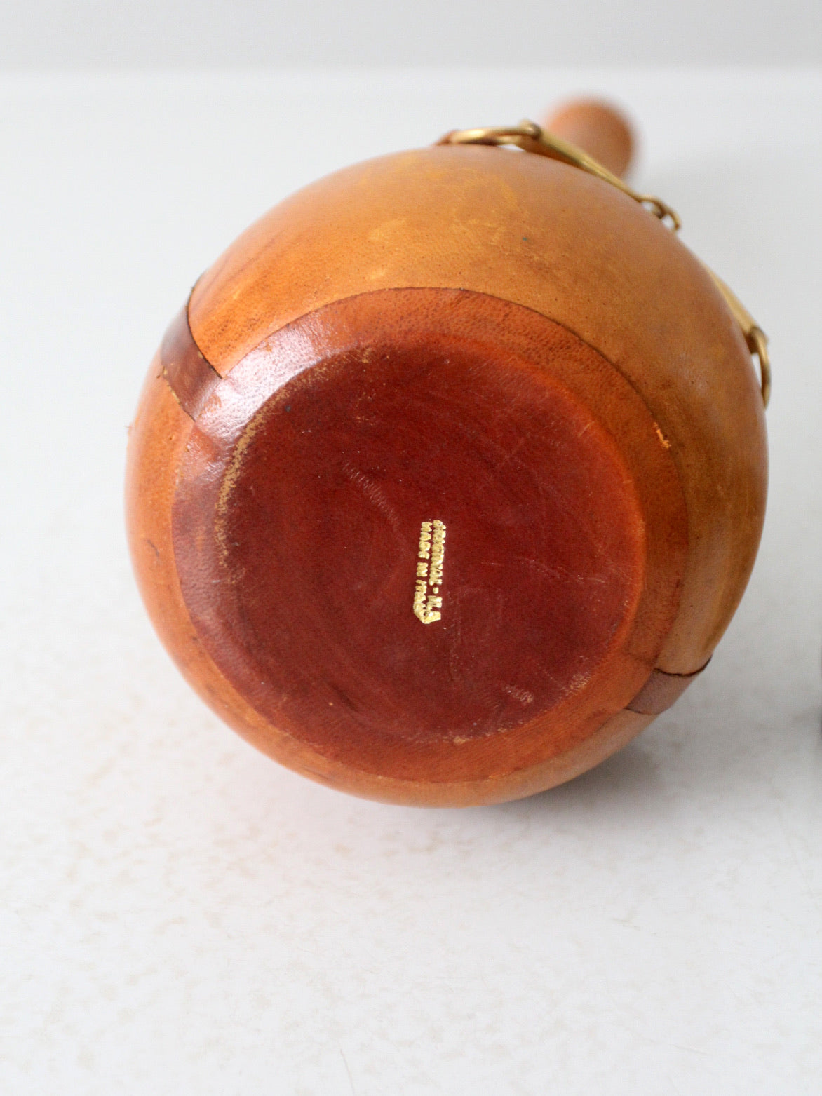 vintage Italian equestrian decanter bottle