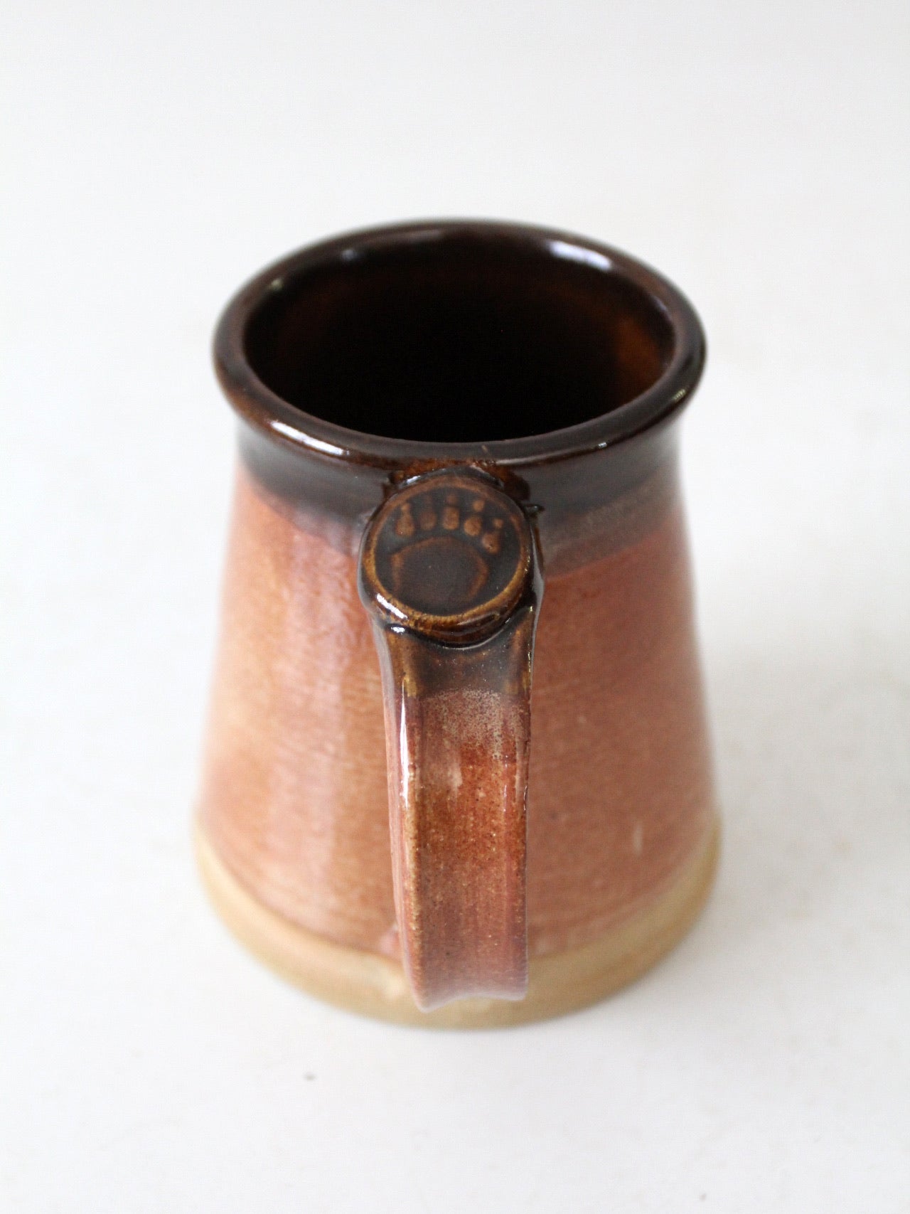 vintage Bear Paw Pottery mug