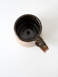 vintage Bear Paw Pottery mug