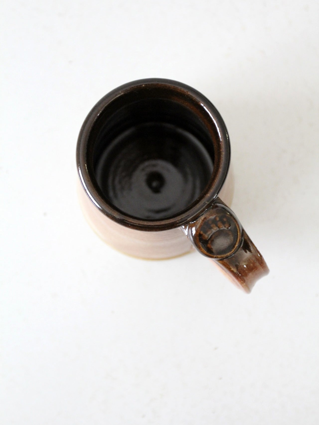 vintage Bear Paw Pottery mug