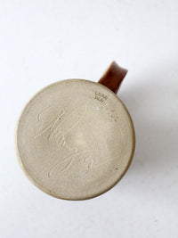 vintage Bear Paw Pottery mug