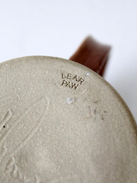 vintage Bear Paw Pottery mug