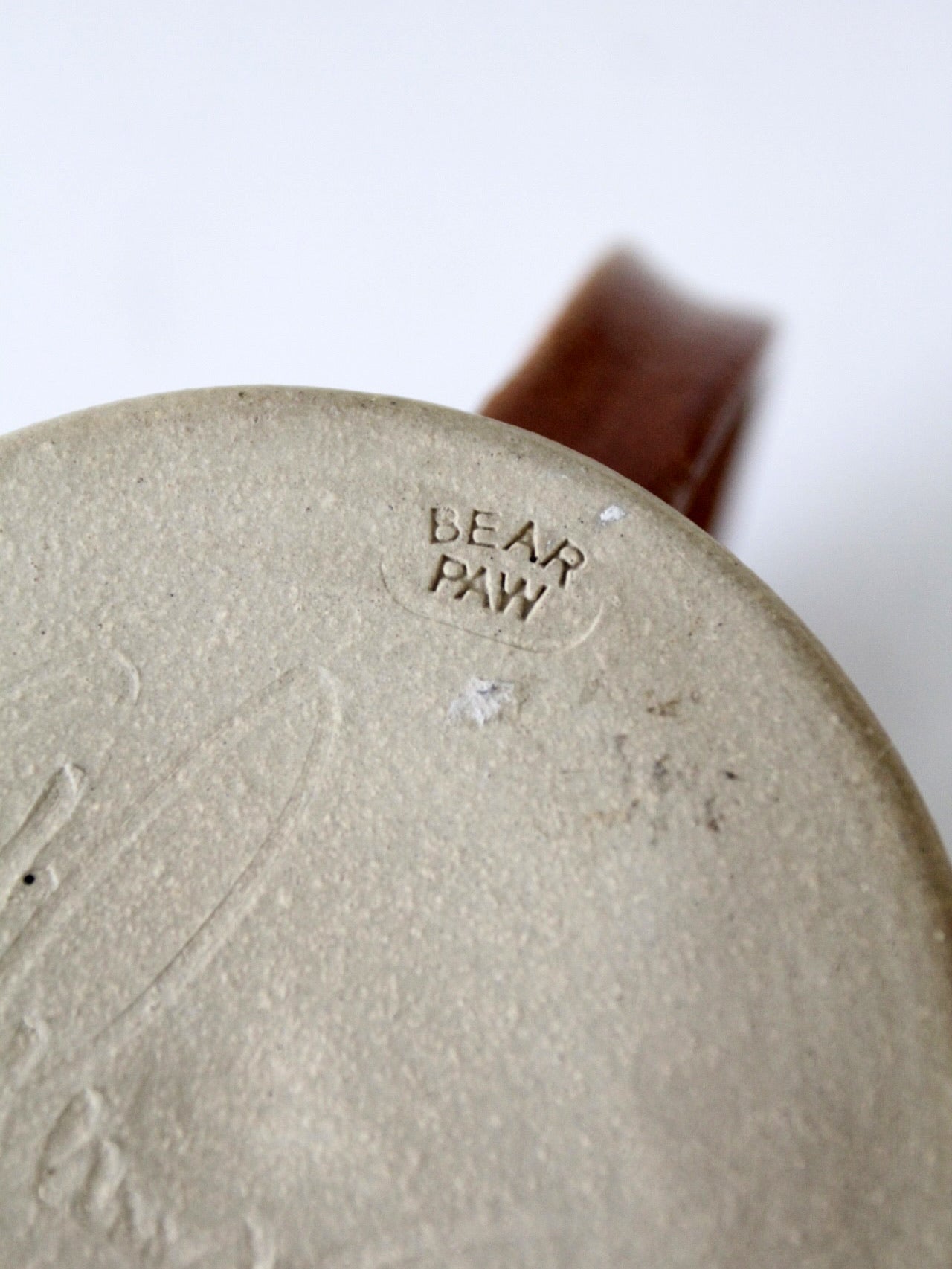vintage Bear Paw Pottery mug
