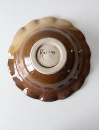 vintage studio pottery bowl