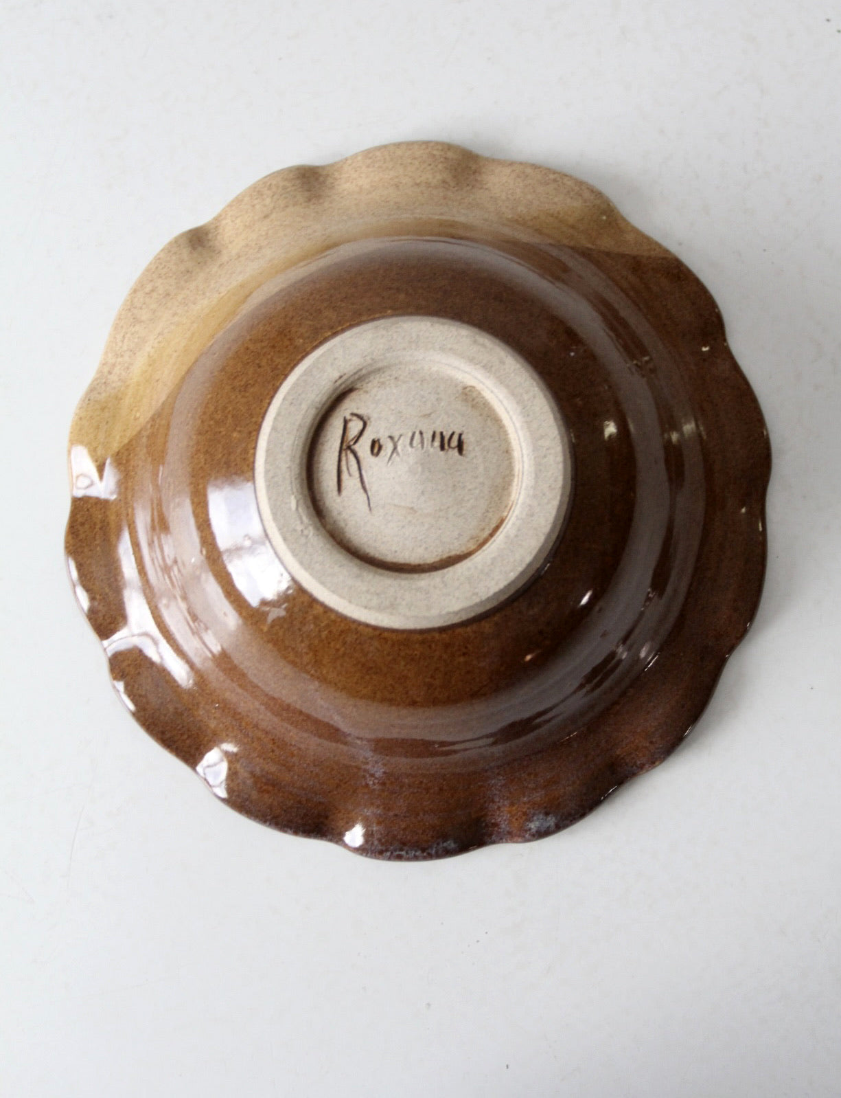 vintage studio pottery bowl