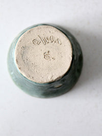 vintage studio pottery bowl