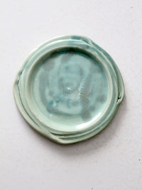 vintage studio pottery plate