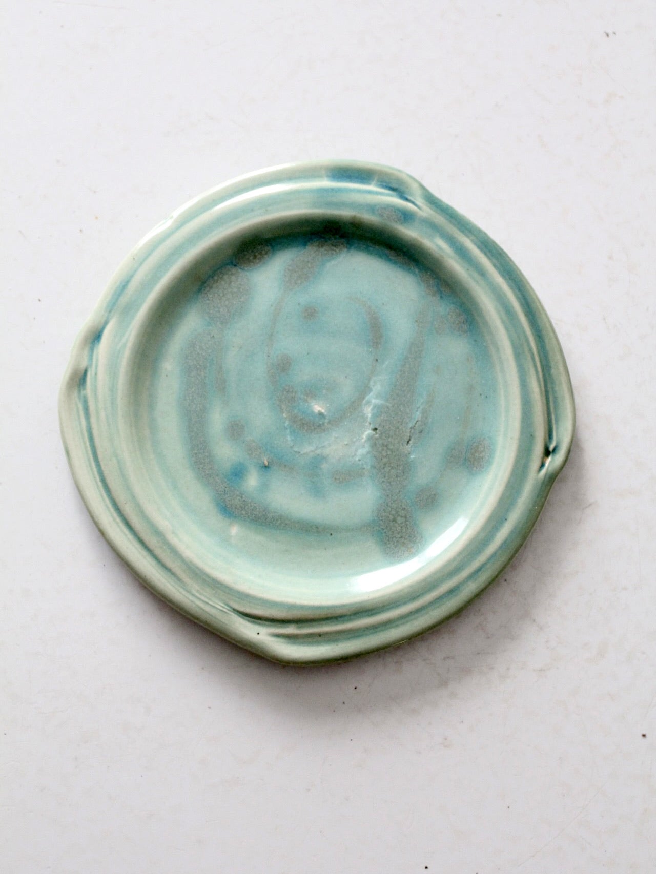 vintage studio pottery plate