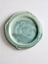 vintage studio pottery plate