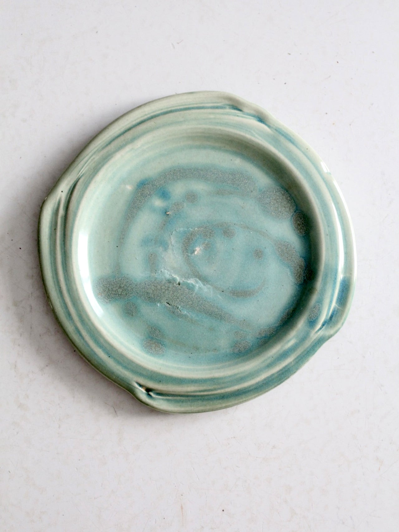 vintage studio pottery plate