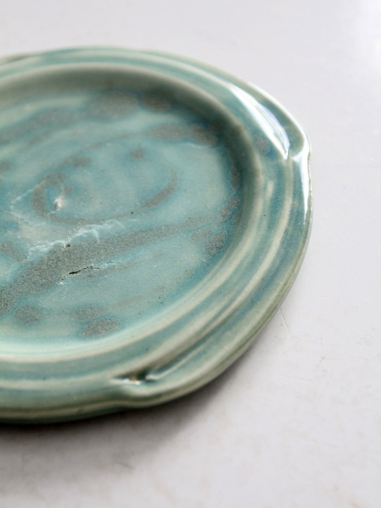 vintage studio pottery plate