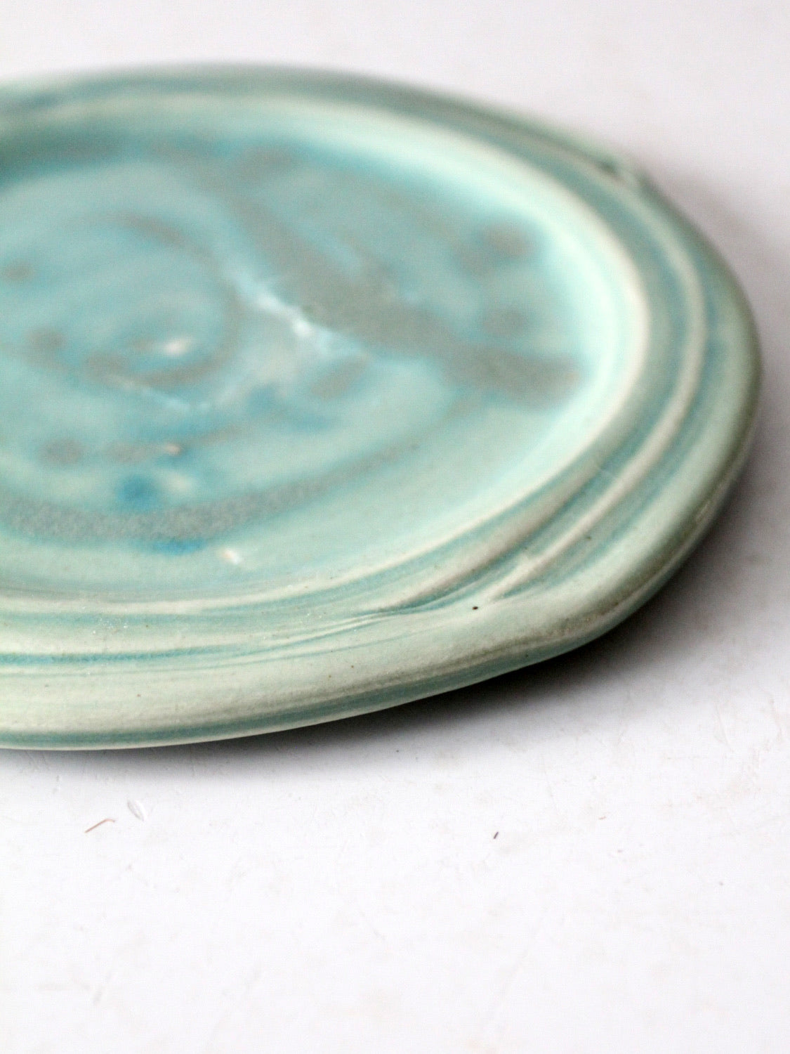 vintage studio pottery plate