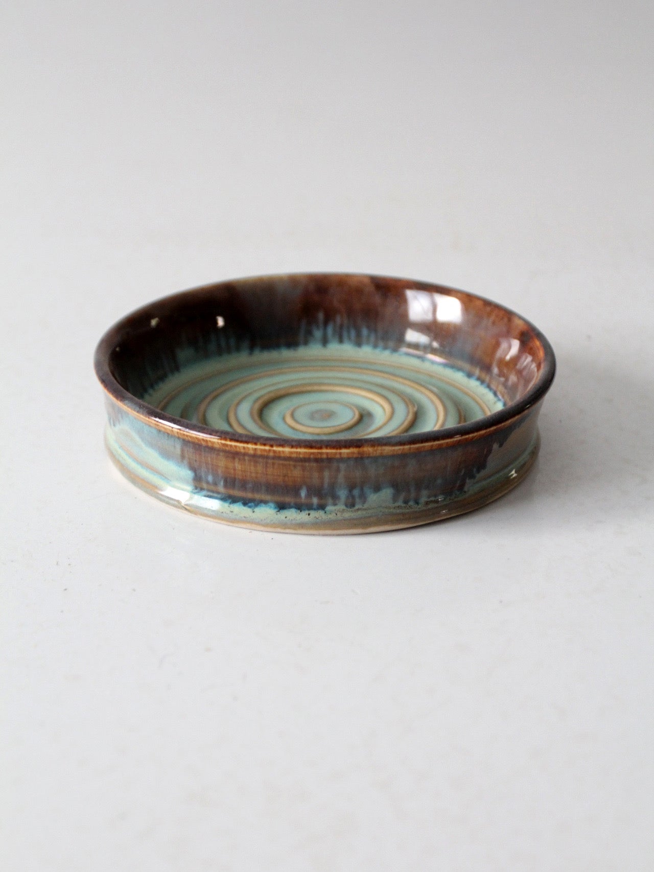 vintage studio pottery dish