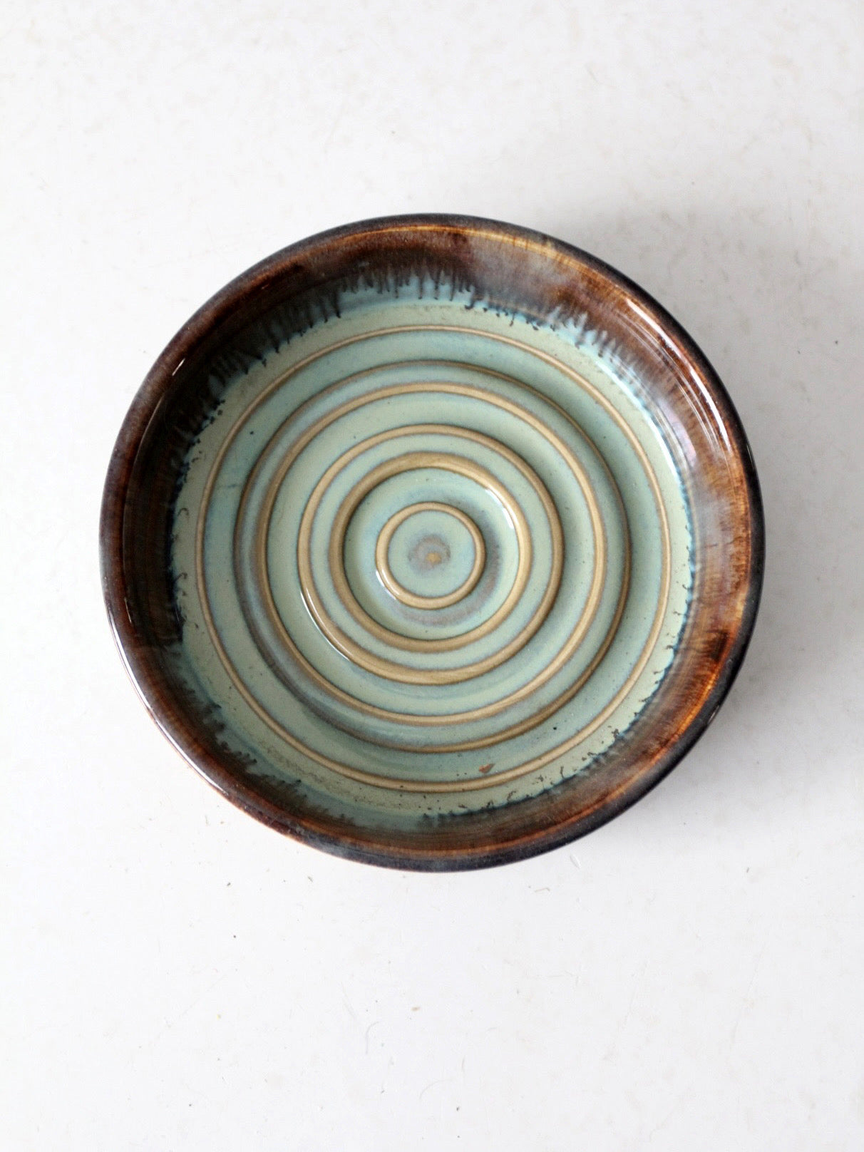 vintage studio pottery dish