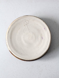 vintage studio pottery dish