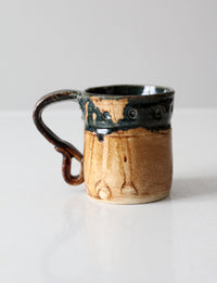 vintage studio pottery mug