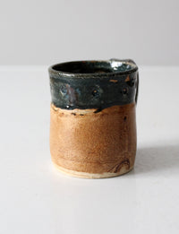 vintage studio pottery mug