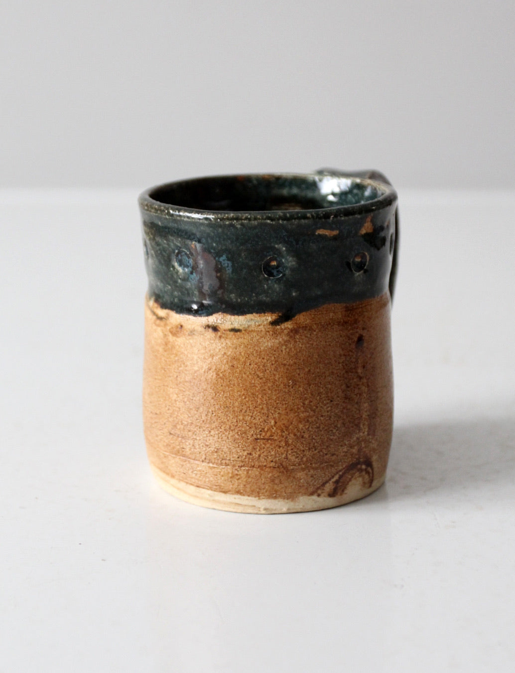 vintage studio pottery mug