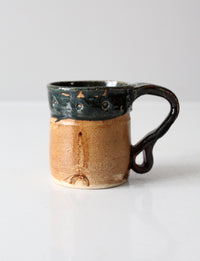 vintage studio pottery mug
