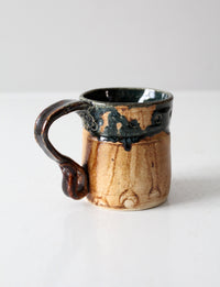 vintage studio pottery mug