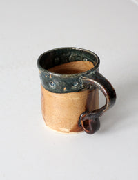 vintage studio pottery mug