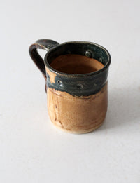 vintage studio pottery mug
