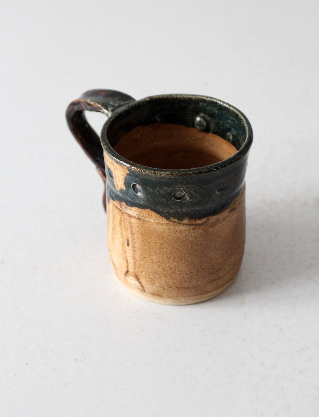 vintage studio pottery mug
