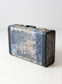 mid-century Vacationer blue suitcase