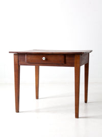 antique primitive table with drawer