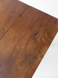 antique primitive table with drawer