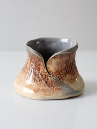 vintage studio pottery yarn bowl