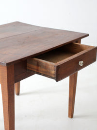 antique primitive table with drawer